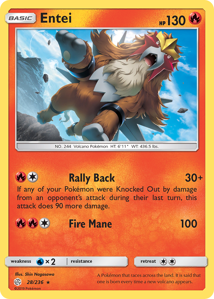 Entei - 028/236 - Cosmic Eclipse