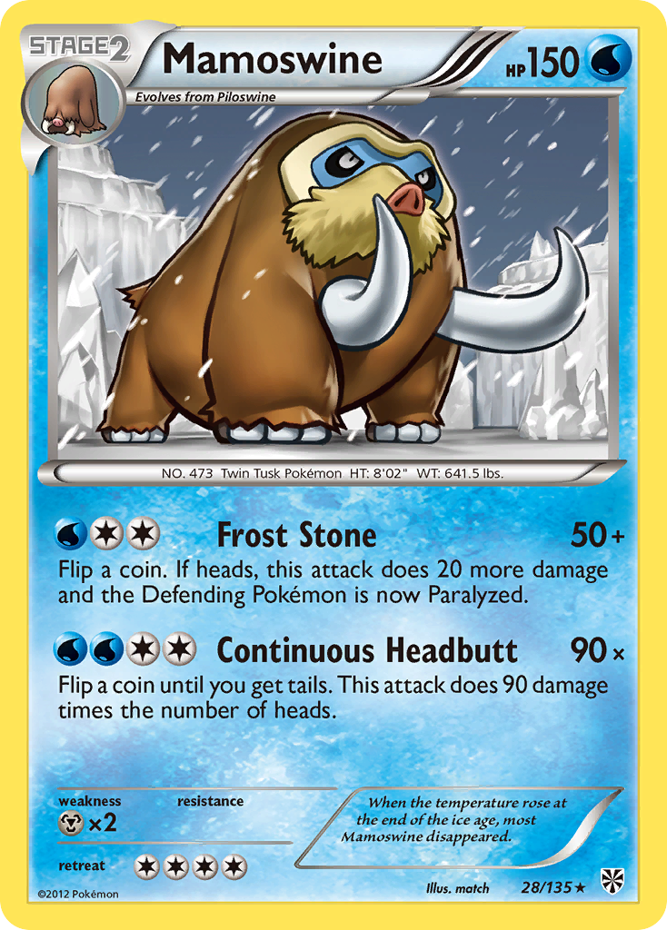 Mamoswine - 028/135 - Plasma Storm