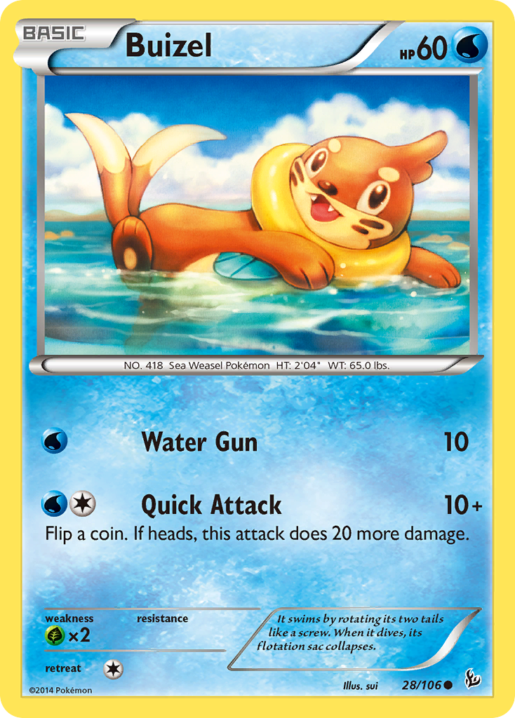 Buizel - 028/106 - Flashfire