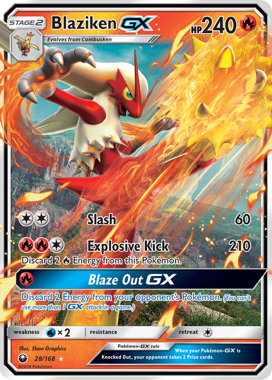 Blaziken-GX - 028/168 - Celestial Storm