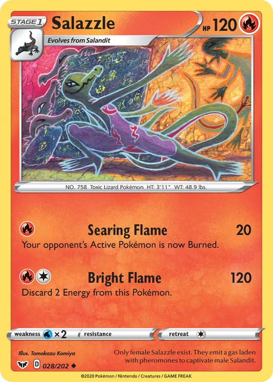 Salazzle - 028/202 - Sword & Shield