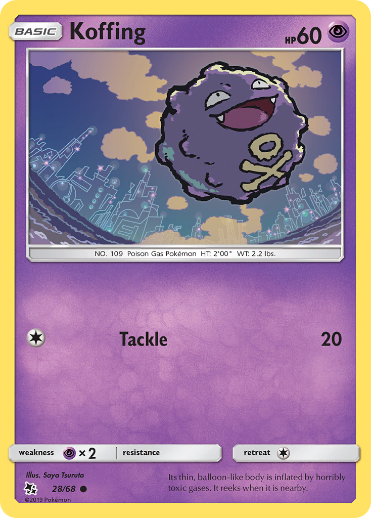 Koffing - 28/68 - Hidden Fates