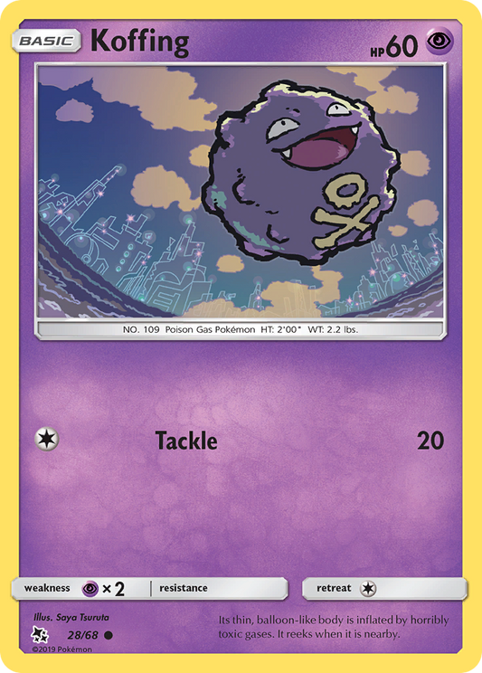 Koffing - 28/68 - Hidden Fates