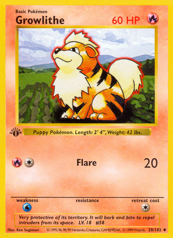 Growlithe - 028/102 - Base