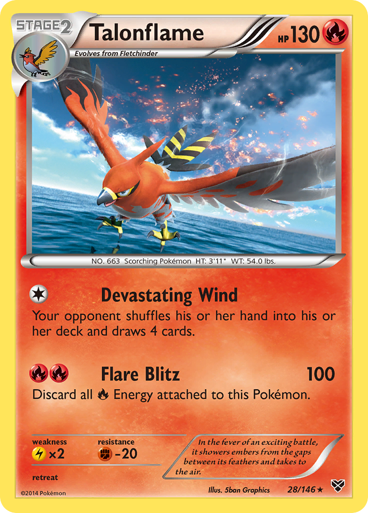 Talonflame - 028/146 - XY