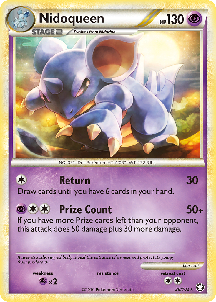 Nidoqueen - 028/102 - HS—Triumphant