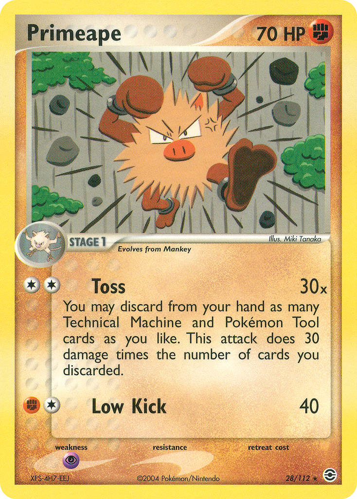 Primeape - 028/112 - FireRed & LeafGreen