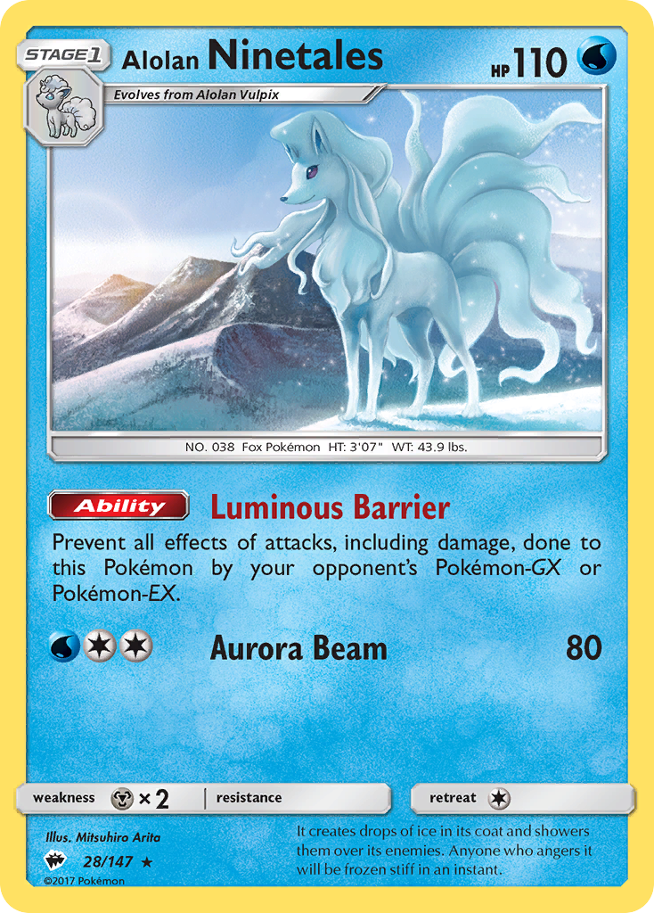 Alolan Ninetales - 028/147 - Burning Shadows