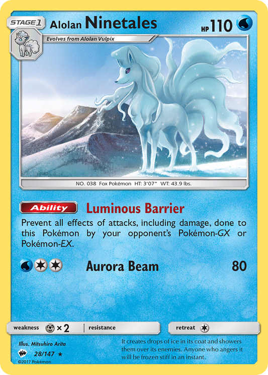 Alolan Ninetales - 028/147 - Burning Shadows