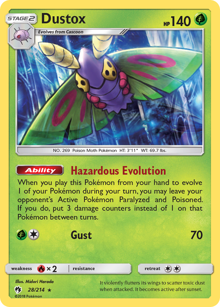 Dustox - 028/214 - Lost Thunder