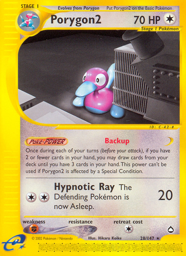 Porygon2 - 028/147 - Aquapolis