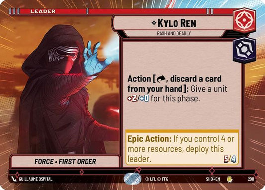 Kylo Ren - SHD - 290 - Rare - Hyperspace