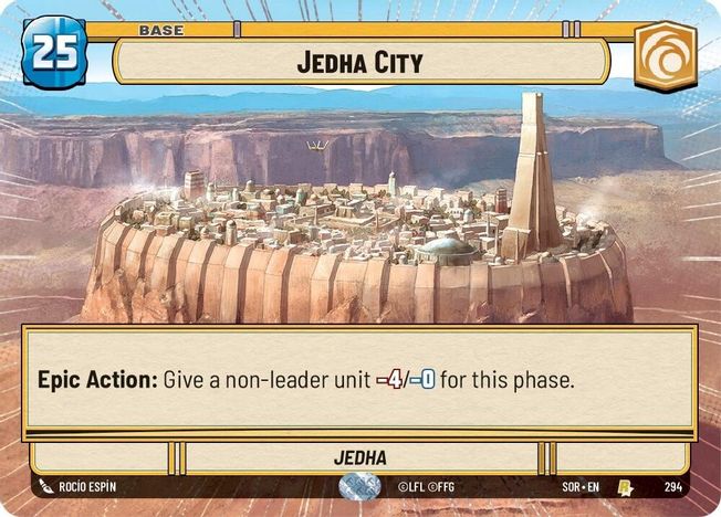 Jedha City - SOR - 294 - Rare - Hyperspace