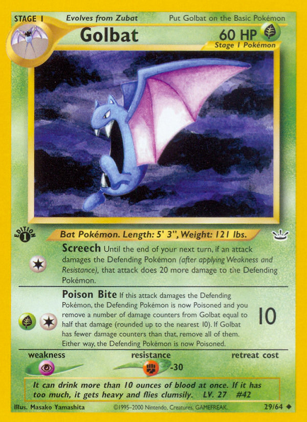 Golbat - 29/64 - Neo Revelation