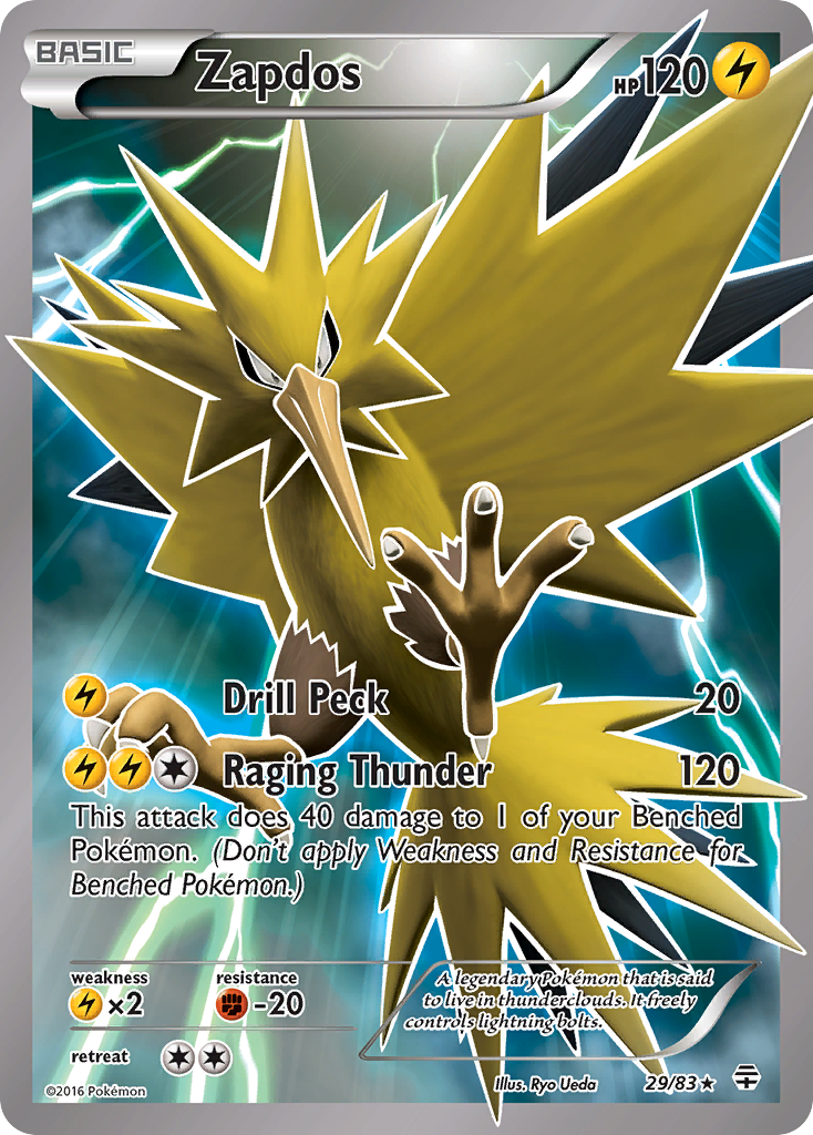 Zapdos - 29/83 - Generations