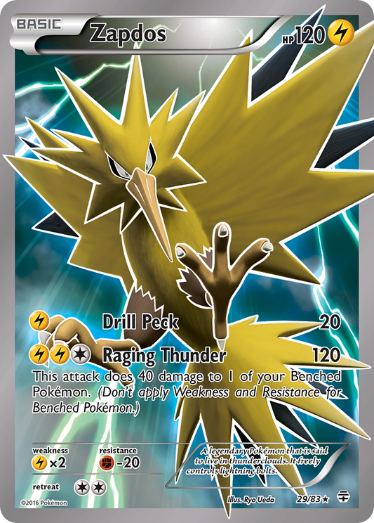 Zapdos - 29/83 - Generations