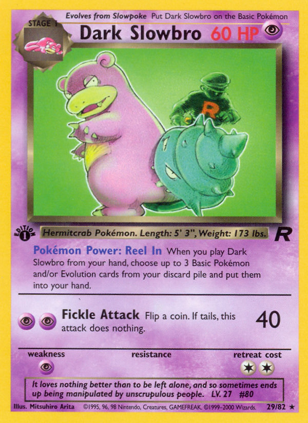 Dark Slowbro - 29/82 - Team Rocket