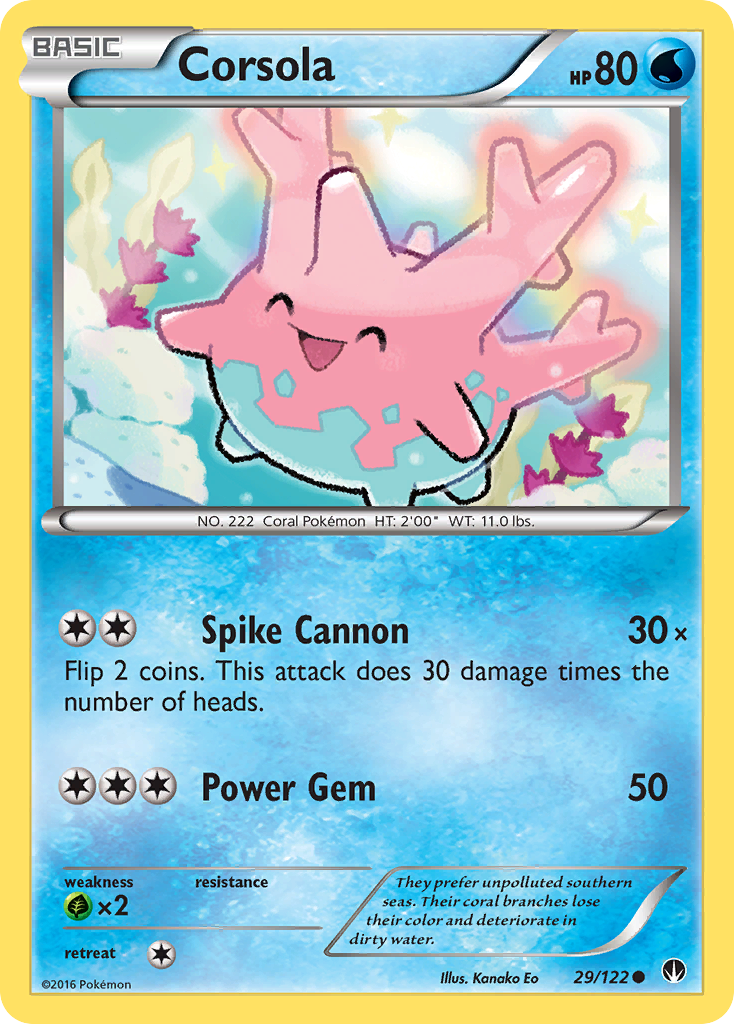 Corsola - 029/122 - BREAKpoint