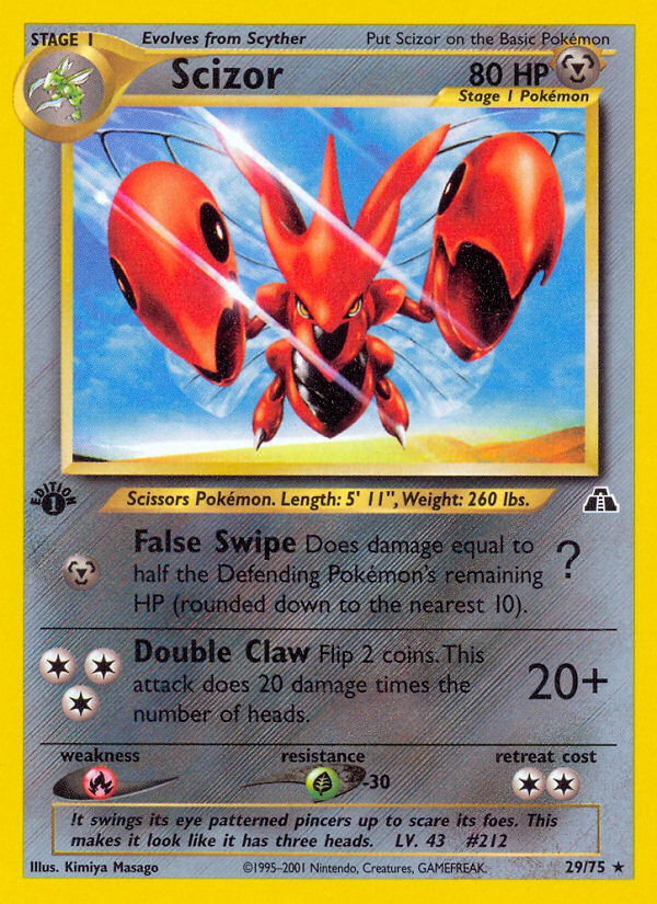 Scizor - 29/75 - Neo Discovery