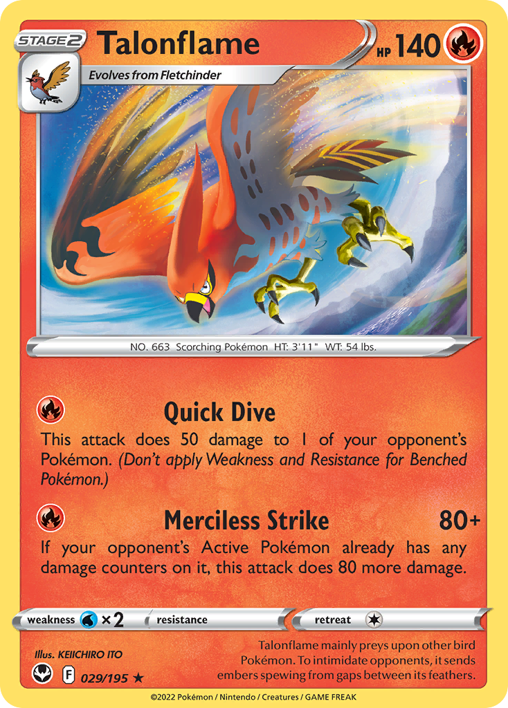 Talonflame - 029/195 - Silver Tempest