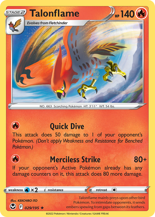 Talonflame - 029/195 - Silver Tempest