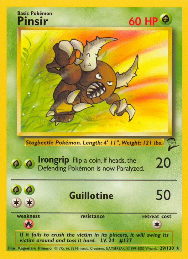 Pinsir - 029/130 - Base Set 2