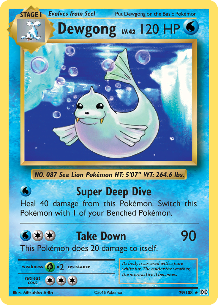 Dewgong - 029/108 - Evolutions