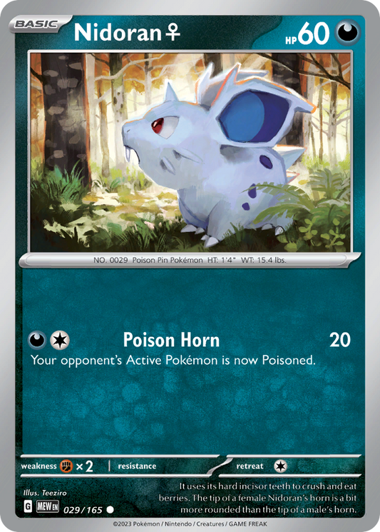 Nidoran ♀ - 029/165 - 151