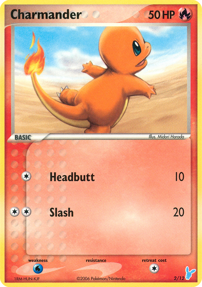 Charmander - 02/12 - EX Trainer Kit 2 Minun