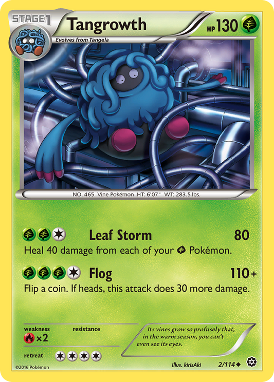 Tangrowth - 002/114 - Steam Siege