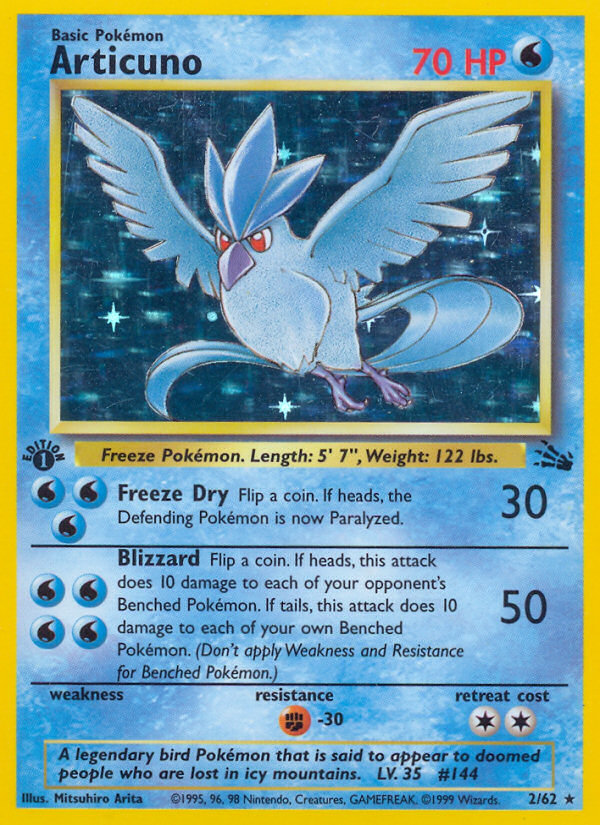 Articuno - 02/62 - Fossil