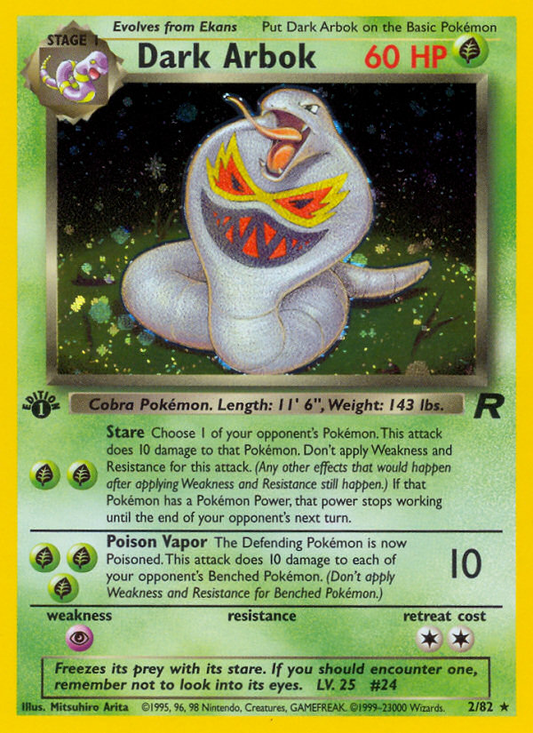 Dark Arbok - 02/82 - Team Rocket