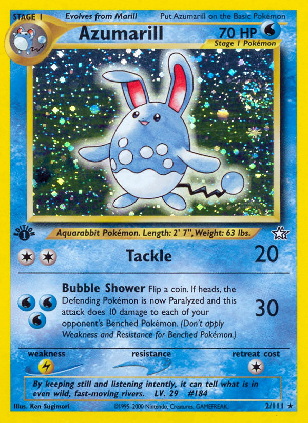 Azumarill - 002/111 - Neo Genesis