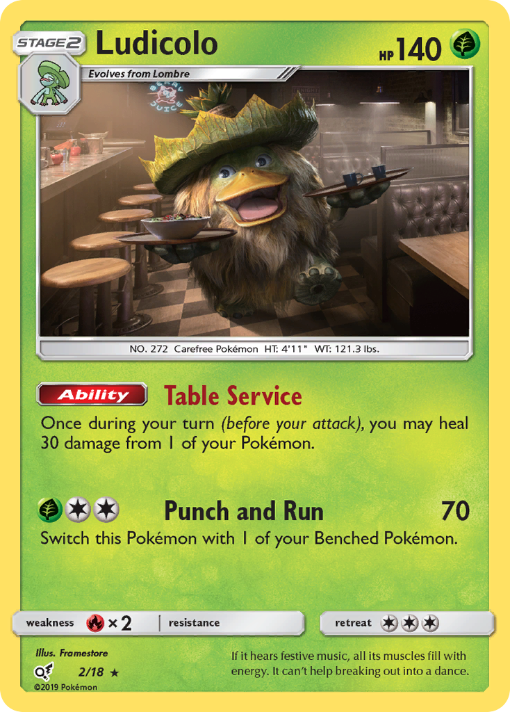 Ludicolo - 02/18 - Detective Pikachu