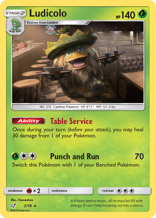 Ludicolo - 02/18 - Detective Pikachu