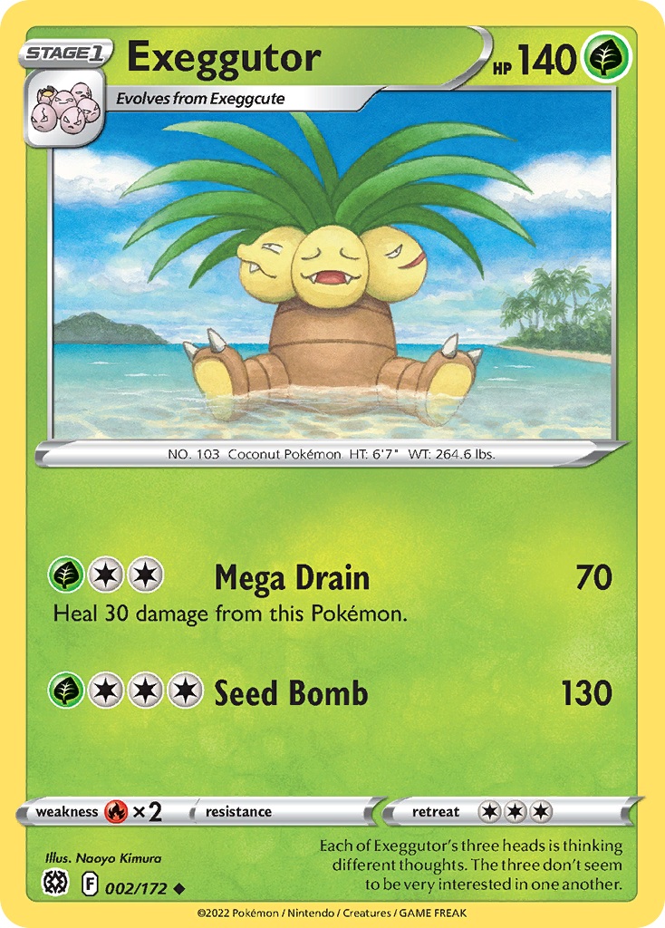 Exeggutor - 002/172 - Brilliant Stars