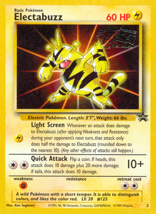 Electabuzz - 02/53 - Wizards Black Star Promos