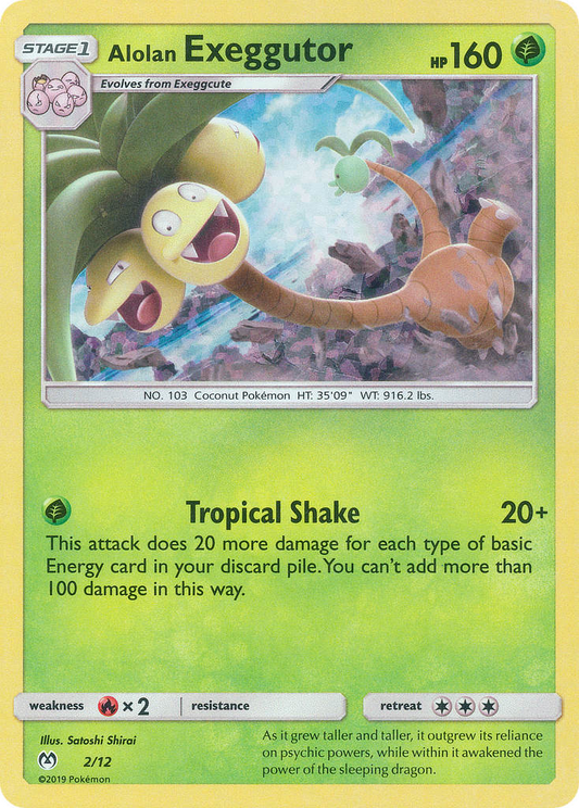 Alolan Exeggutor - 02/12 - McDonald's Collection 2019