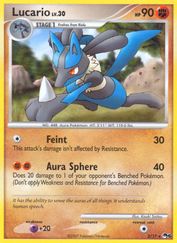 Lucario - 02/17 - POP Series 6