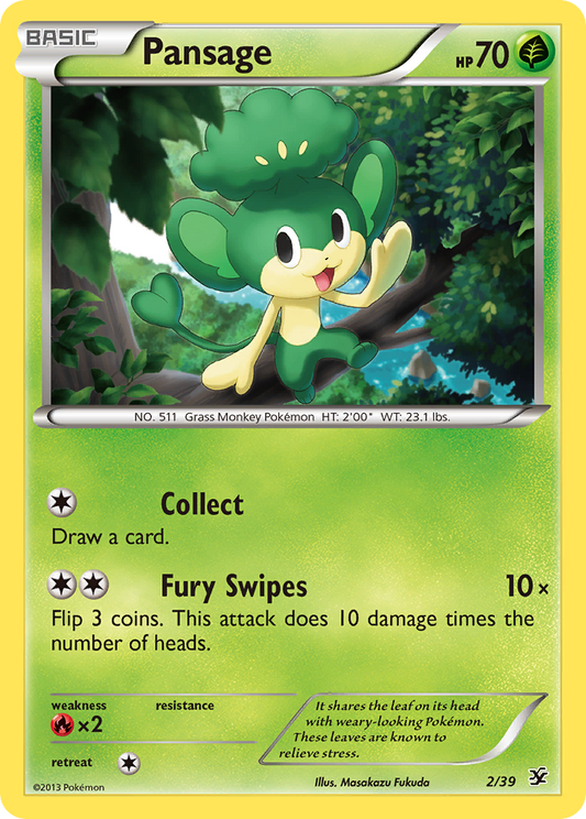 Pansage - 02/39 - Kalos Starter Set