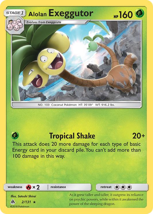 Alolan Exeggutor - 002/131 - Forbidden Light