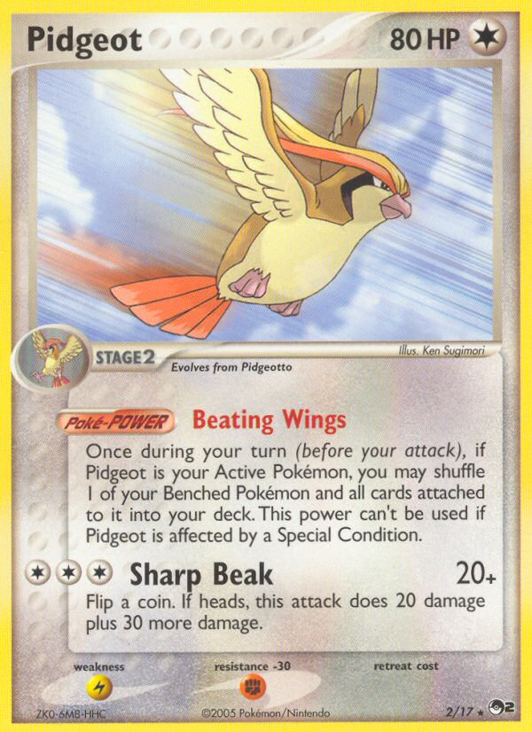 Pidgeot - 02/17 - POP Series 2