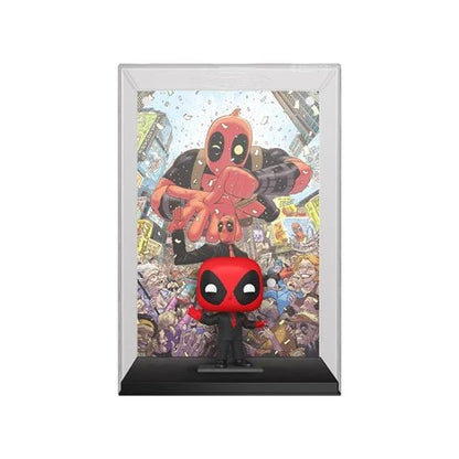 Deadpool (2015) #1 Deadpool in Black Suit Funko Pop! Comic Cover Figure #46 with Case