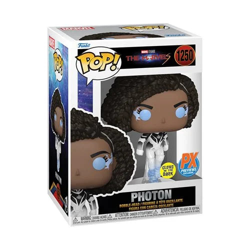 The Marvels Photon Glow-in-the Dark Funko Pop! Vinyl Figure #1250 - Previews Exclusive