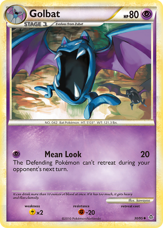 Golbat - 30/95 - HS—Unleashed