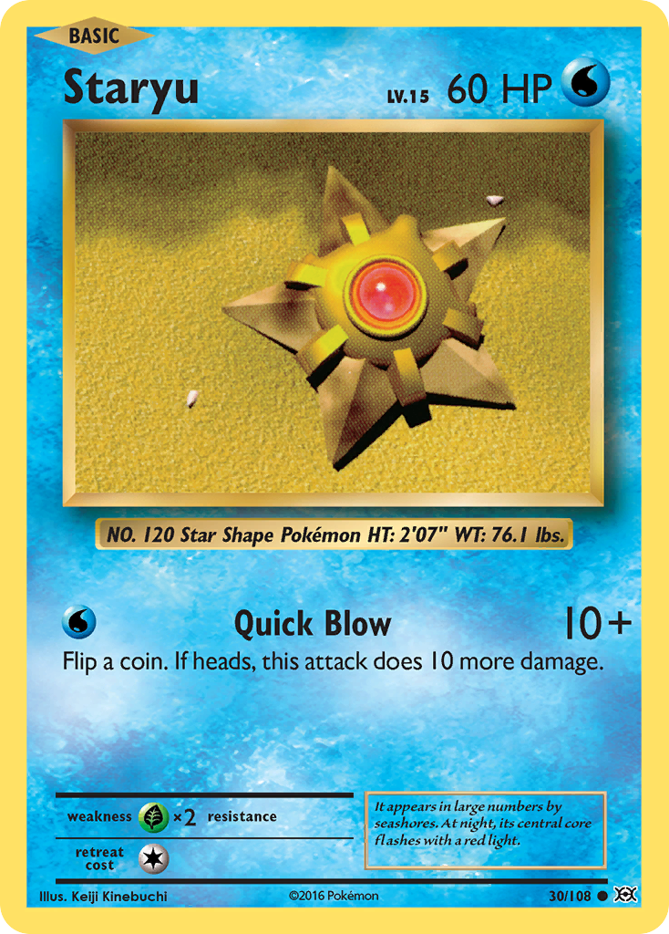 Staryu - 030/108 - Evolutions