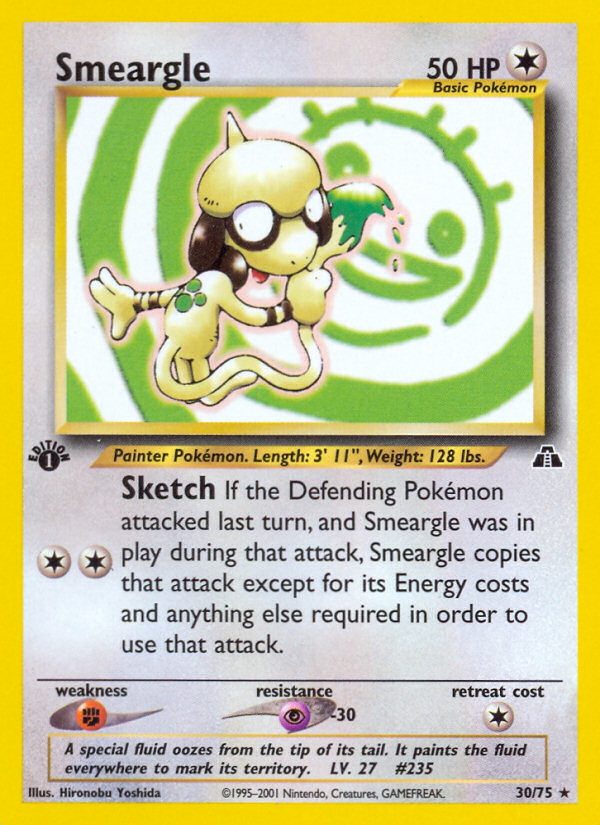 Smeargle - 30/75 - Neo Discovery