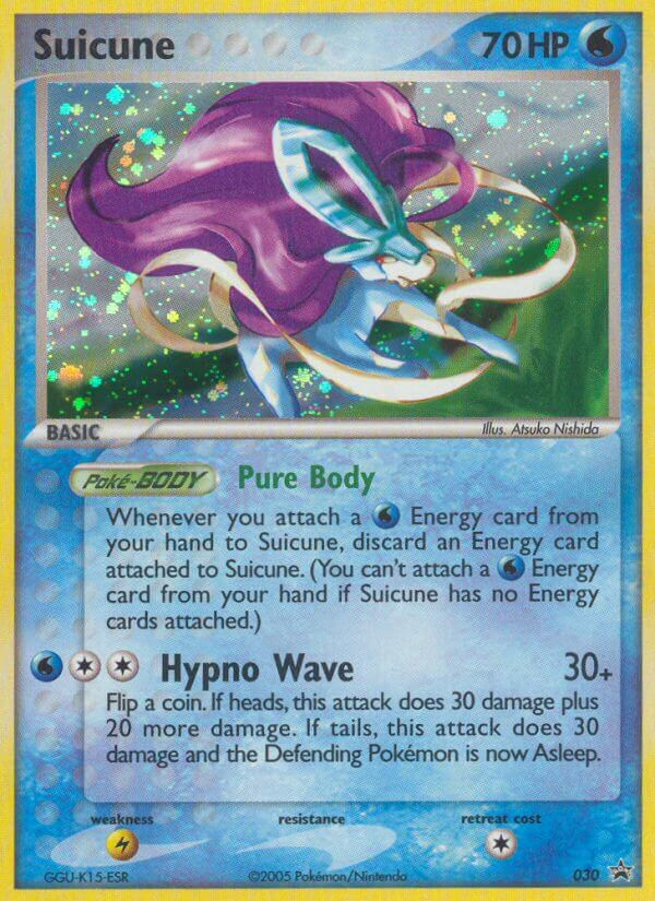 Suicune - 30/40 - Nintendo Black Star Promos