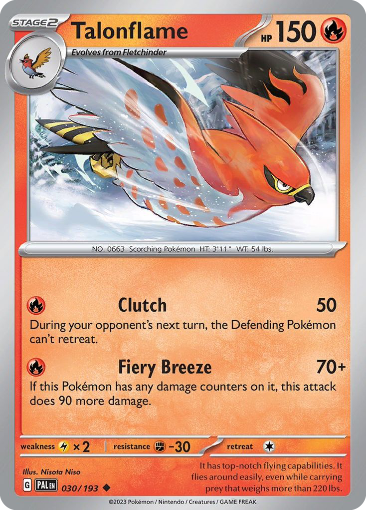 Talonflame - 030/193 - Paldea Evolved