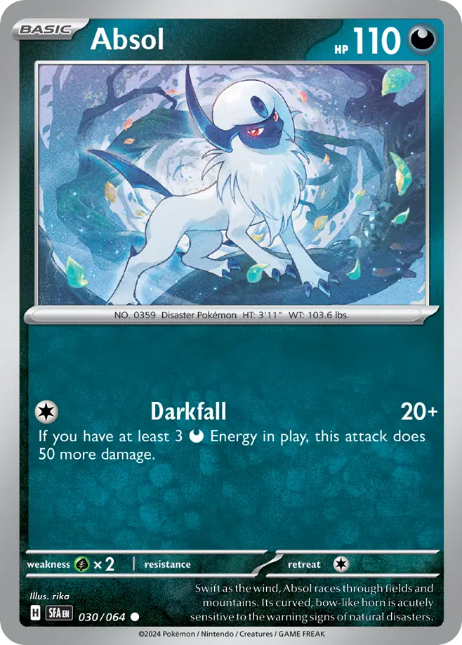 Absol - 30/64 - Shrouded Fable